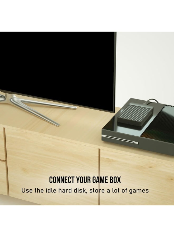 Haysenser 2.5" USB 3.2 Hard Drive Enclosure – Tool-Free SATA SSD/HDD Case, Up to 6TB, Plug & Play - Image 4
